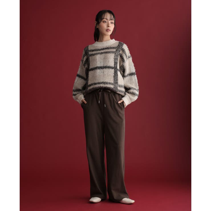 この触り心地クセになる。さらふわリブパンツ パンツ ストレートパンツ | HAPPY急便 by VERITA.JP | 詳細画像32 