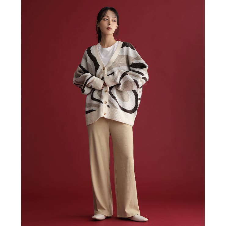 この触り心地クセになる。さらふわリブパンツ パンツ ストレートパンツ | HAPPY急便 by VERITA.JP | 詳細画像36 