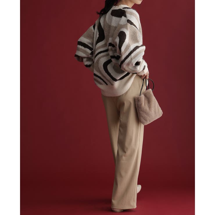 この触り心地クセになる。さらふわリブパンツ パンツ ストレートパンツ | HAPPY急便 by VERITA.JP | 詳細画像38 