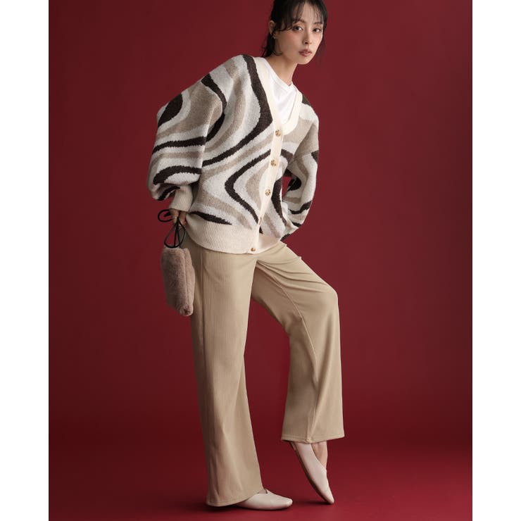 この触り心地クセになる。さらふわリブパンツ パンツ ストレートパンツ | HAPPY急便 by VERITA.JP | 詳細画像39 