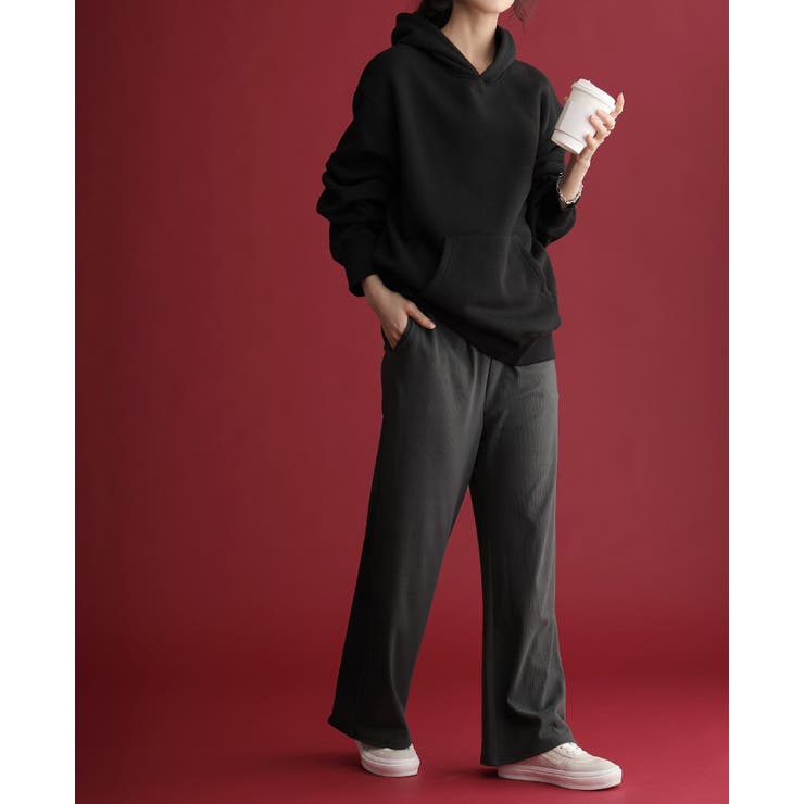 この触り心地クセになる。さらふわリブパンツ パンツ ストレートパンツ | HAPPY急便 by VERITA.JP | 詳細画像41 