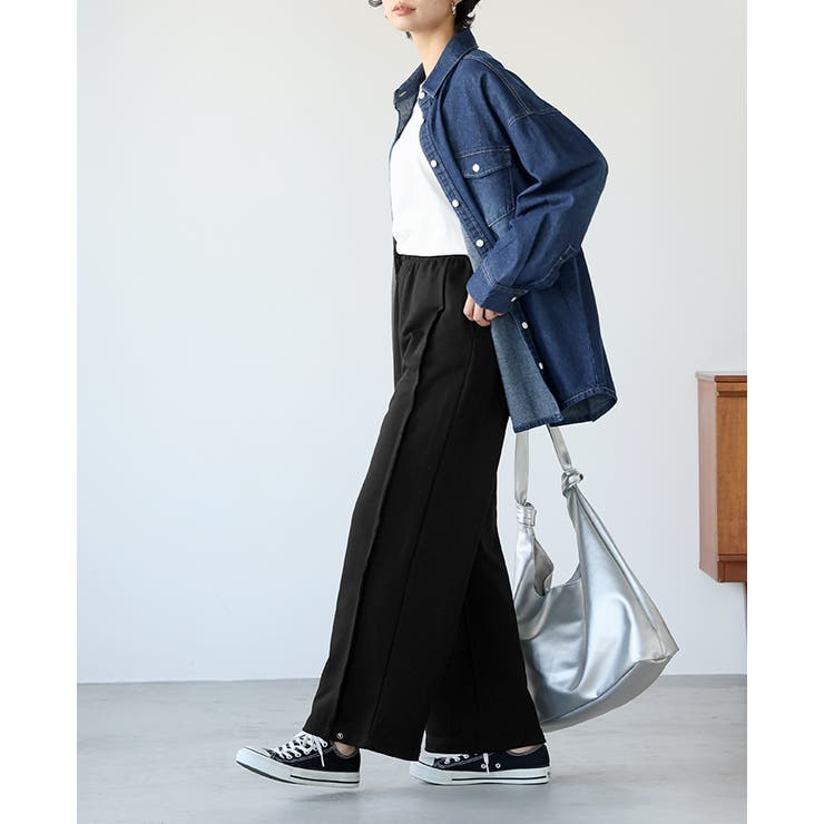 抜け感ある足元をつくる2wayデザイン。裾スナップスウェットパンツ パンツ | HAPPY急便 by VERITA.JP | 詳細画像21 