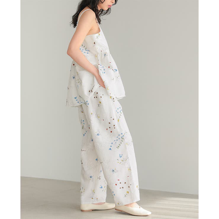 季節を感じる可憐な花たち。花柄プリントパンツ パンツ ワイドパンツ | HAPPY急便 by VERITA.JP | 詳細画像18 