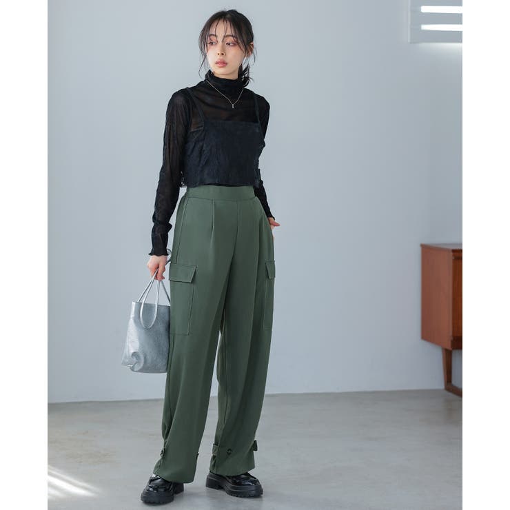 裾のカタチが変わる。2WAYカーゴパンツ パンツ カーゴ[品番