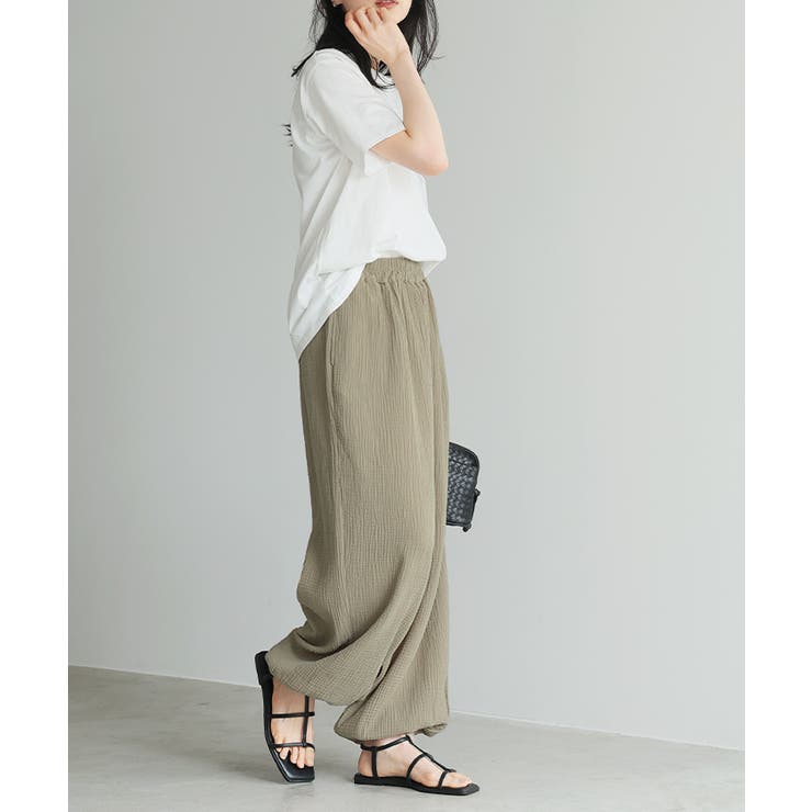 一度着たらヤミツキ！柔らかな肌触り ダブルガーゼ リラックスパンツ | HAPPY急便 by VERITA.JP | 詳細画像18 