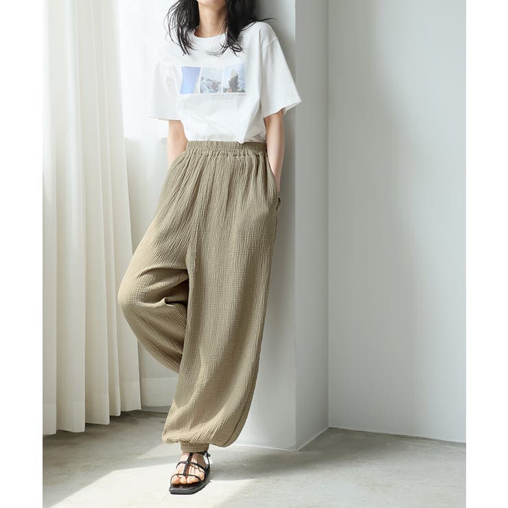 一度着たらヤミツキ！柔らかな肌触り ダブルガーゼ リラックスパンツ | HAPPY急便 by VERITA.JP | 詳細画像20 