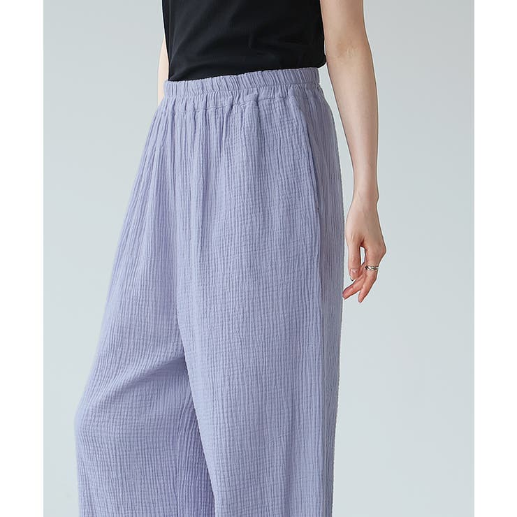 一度着たらヤミツキ！柔らかな肌触り ダブルガーゼ リラックスパンツ | HAPPY急便 by VERITA.JP | 詳細画像8 