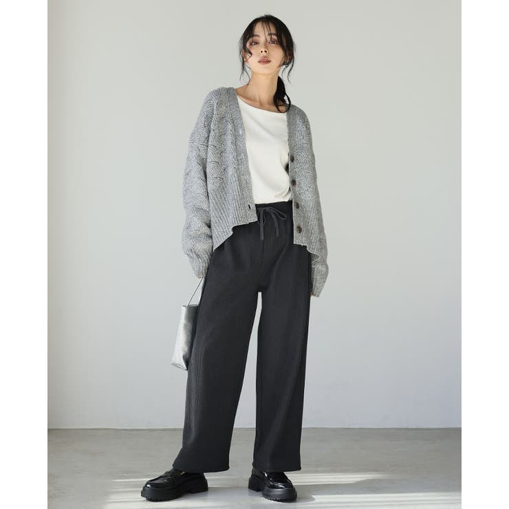 穿いた瞬間からあったか。テレコ裏ベロアパンツ パンツ イージーパンツ | HAPPY急便 by VERITA.JP | 詳細画像11 