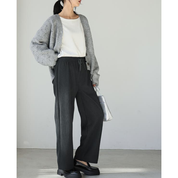 穿いた瞬間からあったか。テレコ裏ベロアパンツ パンツ イージーパンツ | HAPPY急便 by VERITA.JP | 詳細画像13 