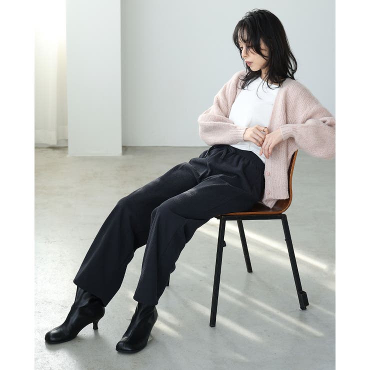 穿いた瞬間からあったか。テレコ裏ベロアパンツ パンツ イージーパンツ | HAPPY急便 by VERITA.JP | 詳細画像16 