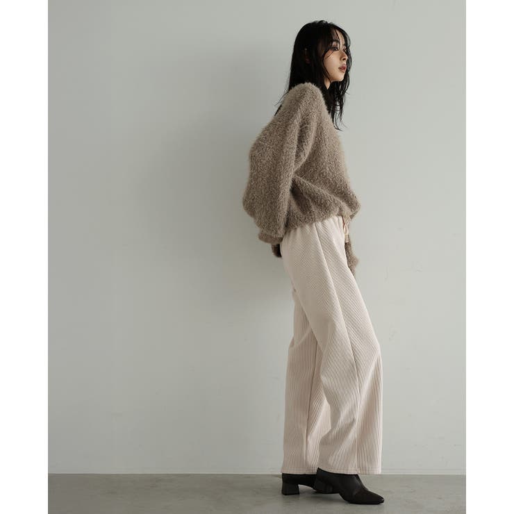 穿いた瞬間からあったか。テレコ裏ベロアパンツ パンツ イージーパンツ | HAPPY急便 by VERITA.JP | 詳細画像7 