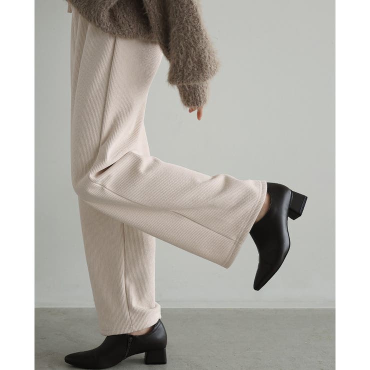 穿いた瞬間からあったか。テレコ裏ベロアパンツ パンツ イージーパンツ | HAPPY急便 by VERITA.JP | 詳細画像8 