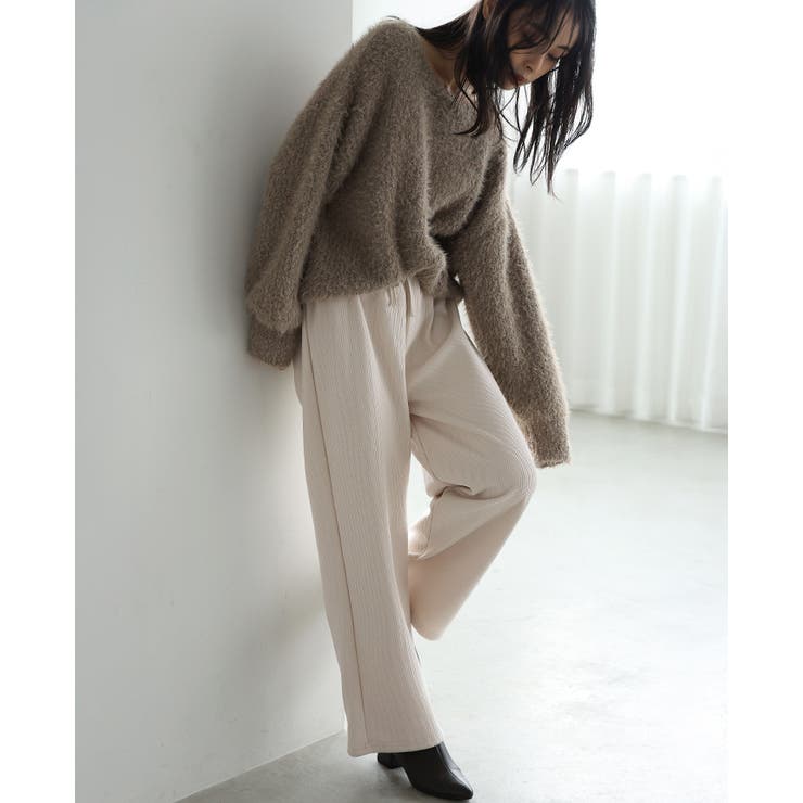 穿いた瞬間からあったか。テレコ裏ベロアパンツ パンツ イージーパンツ | HAPPY急便 by VERITA.JP | 詳細画像9 