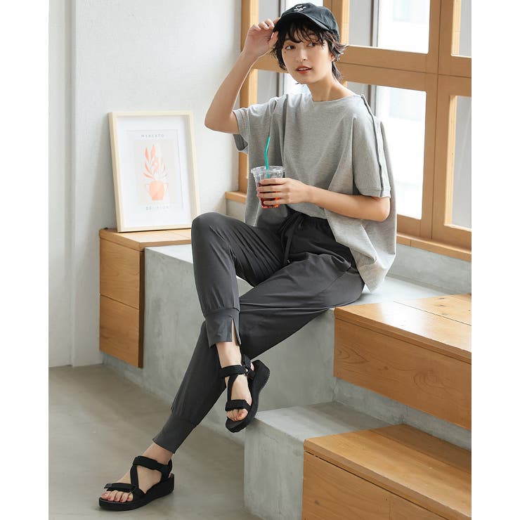 素早く乾いてさらっと快適！UV＆DRYタッチジョガーパンツ ドライ 紫外線対策 | HAPPY急便 by VERITA.JP | 詳細画像15 