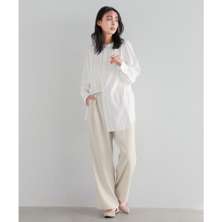 大人コーデの必需品。タックワイドパンツ パンツ ワイドパンツ | HAPPY急便 by VERITA.JP | 詳細画像5 