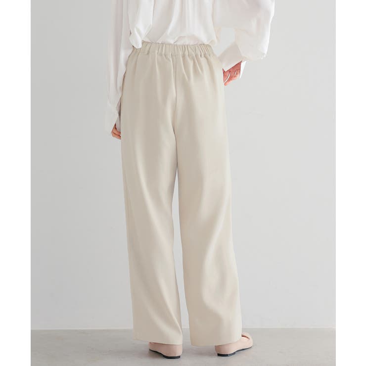 大人コーデの必需品。タックワイドパンツ パンツ ワイドパンツ | HAPPY急便 by VERITA.JP | 詳細画像9 