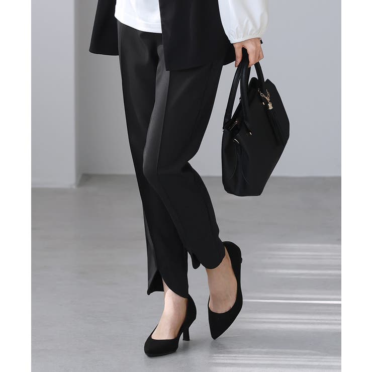 シーンを選ばない、拘り美脚パンツ。ラウンドスリットパンツ パンツ スリット | HAPPY急便 by VERITA.JP | 詳細画像5 