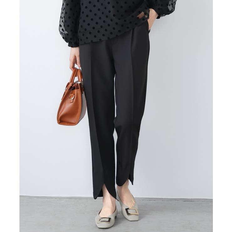 シーンを選ばない、拘り美脚パンツ。ラウンドスリットパンツ パンツ スリット | HAPPY急便 by VERITA.JP | 詳細画像9 