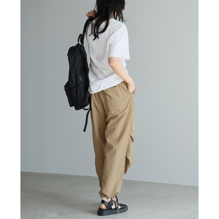 UV＆撥水＆接触冷感で毎日快適。機能付きパラシュートパンツ パンツ カーブ | HAPPY急便 by VERITA.JP | 詳細画像9 