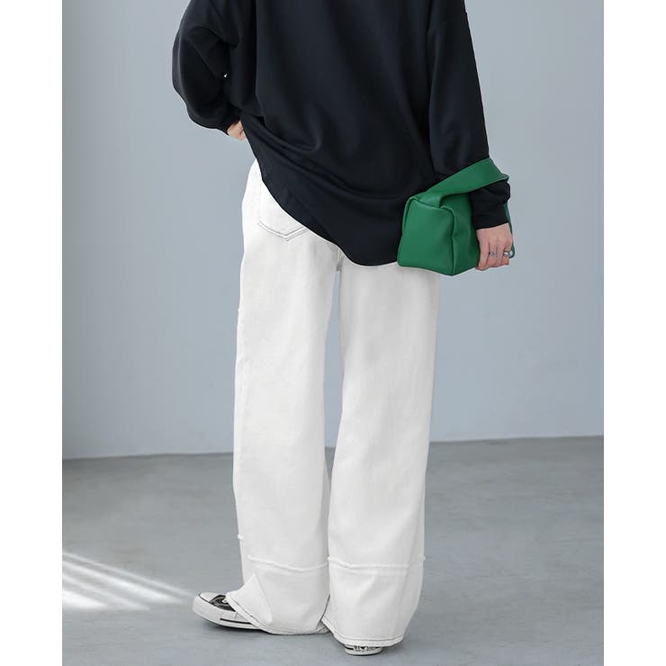 大人のカジュアルデニム。リメイク風ダメージデニムパンツ デニム パンツ | HAPPY急便 by VERITA.JP | 詳細画像12 