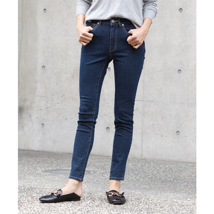 Daytona スリムフィットジーンズ スキニー M ネイビー カジュアル 快適