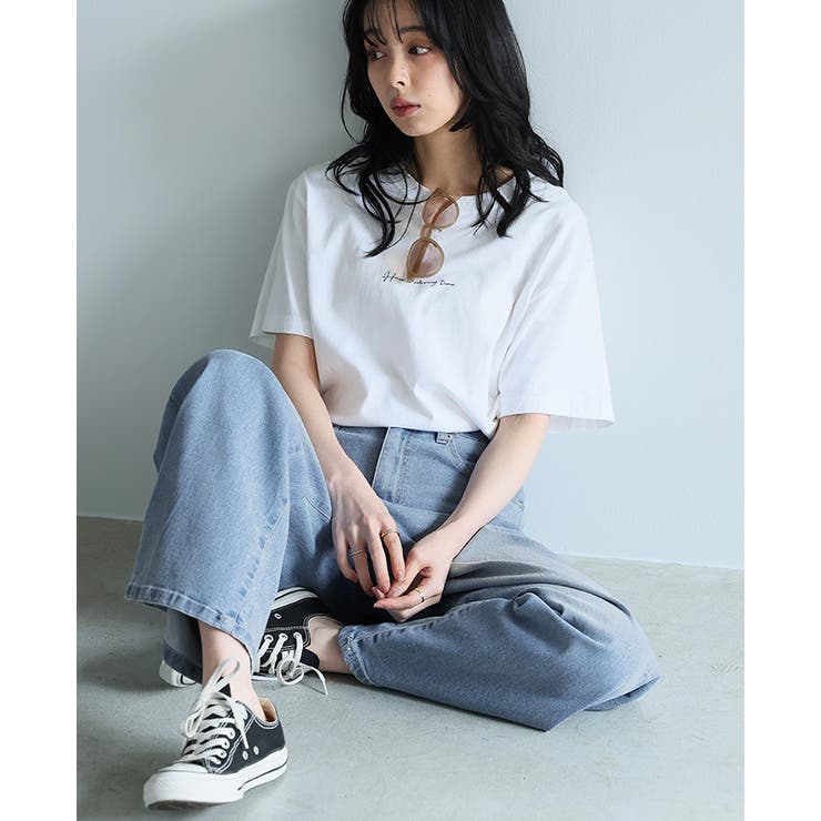 ひんやり快適。クーリッシュデニムワイドパンツ デニム ワイドパンツ | HAPPY急便 by VERITA.JP | 詳細画像13 