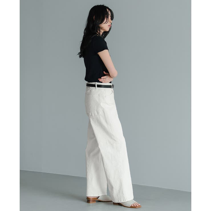 ひんやり快適。クーリッシュデニムワイドパンツ デニム ワイドパンツ | HAPPY急便 by VERITA.JP | 詳細画像17 