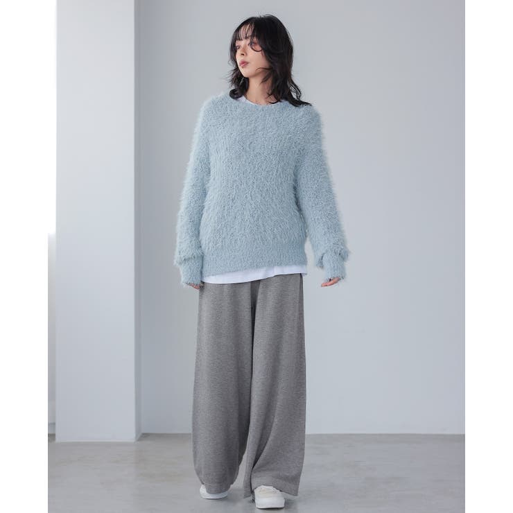 ニットだから叶う柔らかな穿き心地。飾りボタンニットワイドパンツ パンツ | HAPPY急便 by VERITA.JP | 詳細画像11 