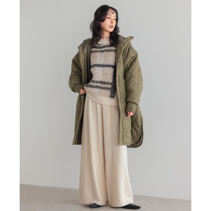 ニットだから叶う柔らかな穿き心地。飾りボタンニットワイドパンツ パンツ | HAPPY急便 by VERITA.JP | 詳細画像6 