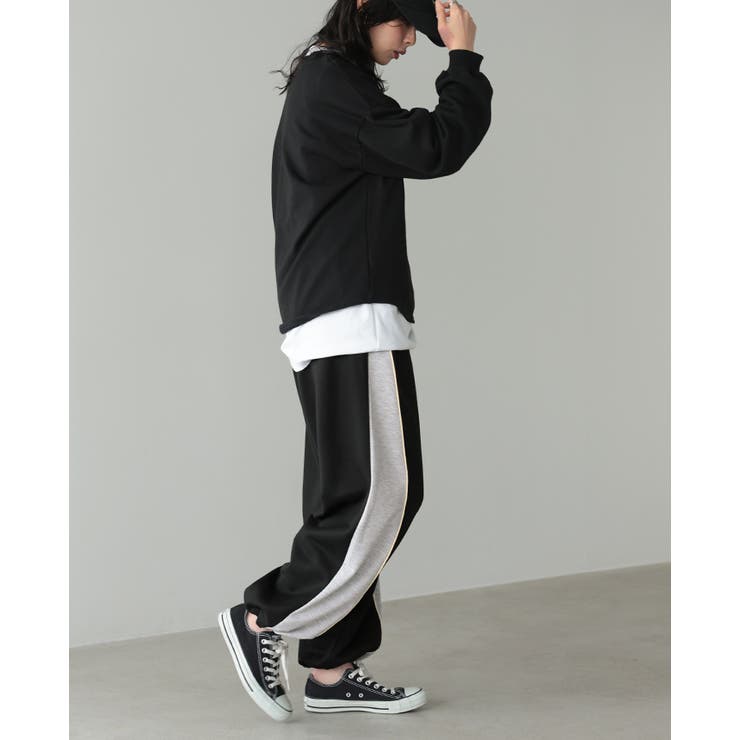 色を効かせた、大人のカジュアルパンツ。サイド配色スウェットパンツ パンツ スウェ… | HAPPY急便 by VERITA.JP | 詳細画像10 