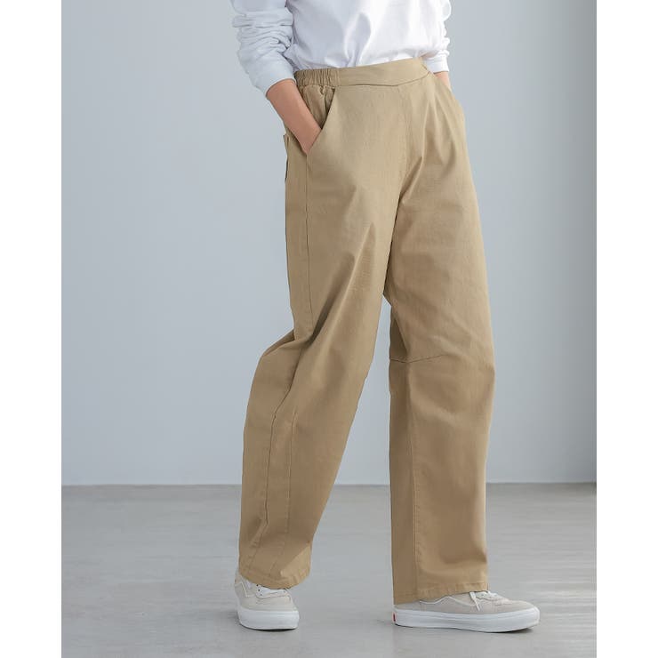 ゆるっとキレイな旬シルエット。ストレッチツイルカーブパンツ バレル ワイド | HAPPY急便 by VERITA.JP | 詳細画像15 