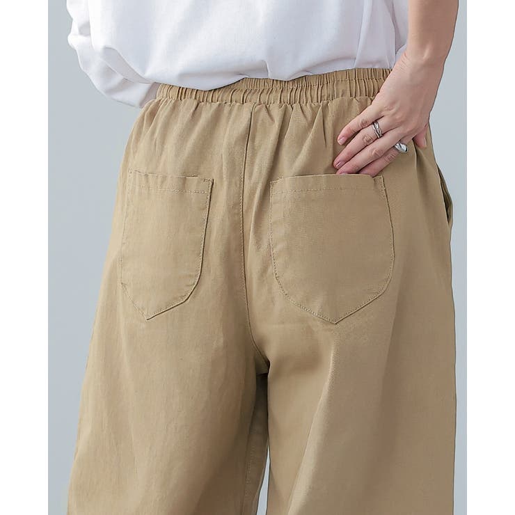 ゆるっとキレイな旬シルエット。ストレッチツイルカーブパンツ バレル ワイド | HAPPY急便 by VERITA.JP | 詳細画像17 