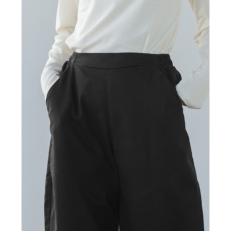ゆるっとキレイな旬シルエット。ストレッチツイルカーブパンツ バレル ワイド | HAPPY急便 by VERITA.JP | 詳細画像7 