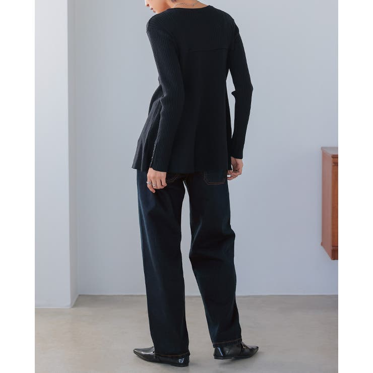 シルエットで差をつける大人のデニム。デニムカーヴィーパンツ デニム ジーンズ | HAPPY急便 by VERITA.JP | 詳細画像11 