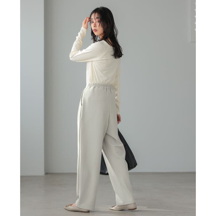 楽なのにのにキレイ見え！毎日穿けるヘビロテパンツ登場！ストレッチジョーゼットタッ… | HAPPY急便 by VERITA.JP | 詳細画像21 