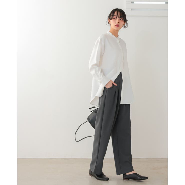 楽なのにのにキレイ見え！毎日穿けるヘビロテパンツ登場！ストレッチジョーゼットタッ… | HAPPY急便 by VERITA.JP | 詳細画像23 