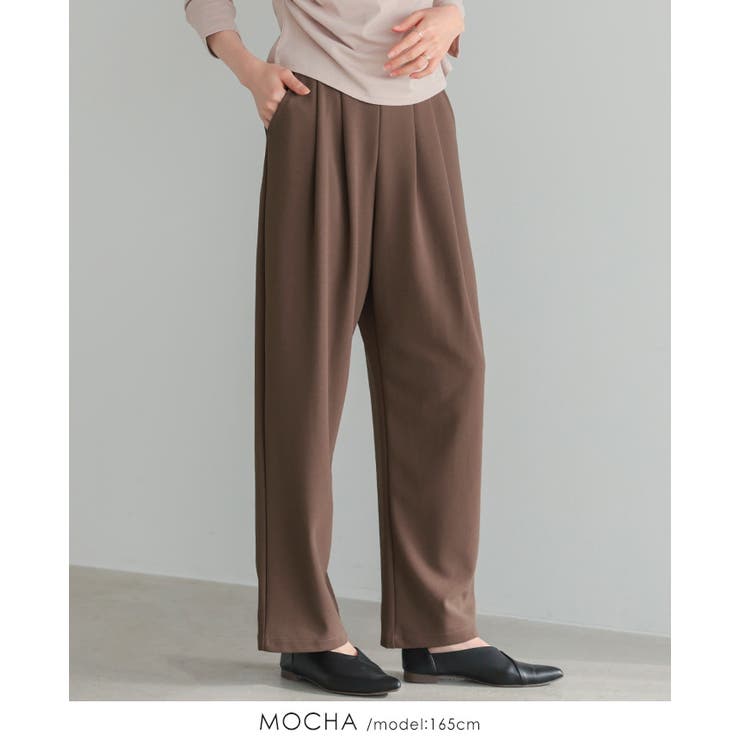 楽なのにのにキレイ見え！毎日穿けるヘビロテパンツ登場！ストレッチジョーゼットタッ… | HAPPY急便 by VERITA.JP | 詳細画像7 