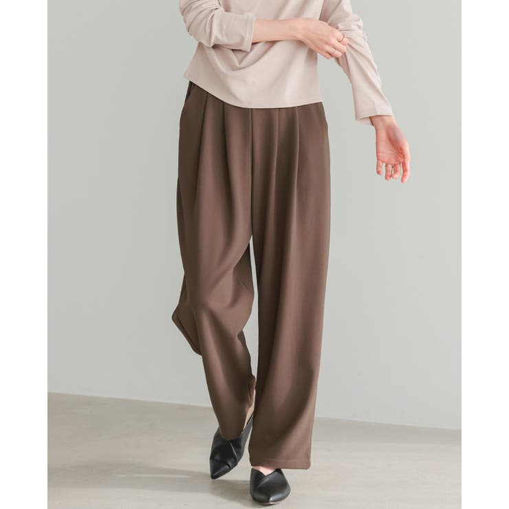 楽なのにのにキレイ見え！毎日穿けるヘビロテパンツ登場！ストレッチジョーゼットタッ… | HAPPY急便 by VERITA.JP | 詳細画像8 