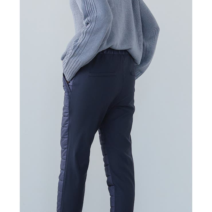 この1枚で、寒い日の外出も安心。フェイクダウンパンツ パンツ テーパードパンツ | HAPPY急便 by VERITA.JP | 詳細画像15 
