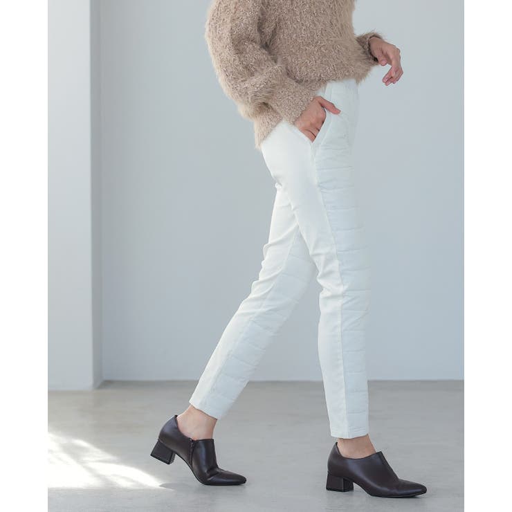 この1枚で、寒い日の外出も安心。フェイクダウンパンツ パンツ テーパードパンツ | HAPPY急便 by VERITA.JP | 詳細画像7 