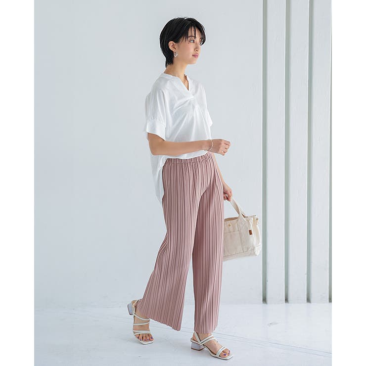 おしゃれにスタイルアップ。プリーツパンツ パンツ プリーツ おしゃれにスタイルアップ。プリーツパンツ パンツ プリーツ