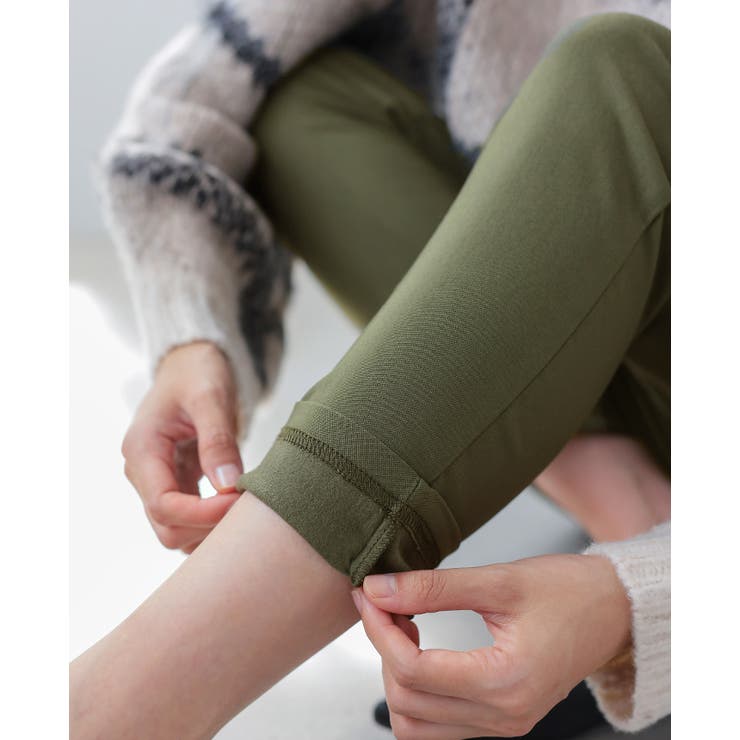 ヒヤッとしない美脚パンツ。裏起毛テーパードパンツ パンツ テーパードパンツ | HAPPY急便 by VERITA.JP | 詳細画像26 