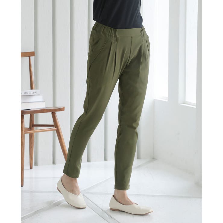 ヒヤッとしない美脚パンツ。裏起毛テーパードパンツ パンツ テーパードパンツ | HAPPY急便 by VERITA.JP | 詳細画像27 