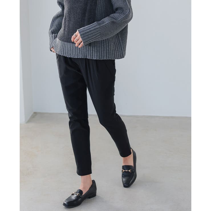 ヒヤッとしない美脚パンツ。裏起毛テーパードパンツ パンツ テーパードパンツ | HAPPY急便 by VERITA.JP | 詳細画像34 