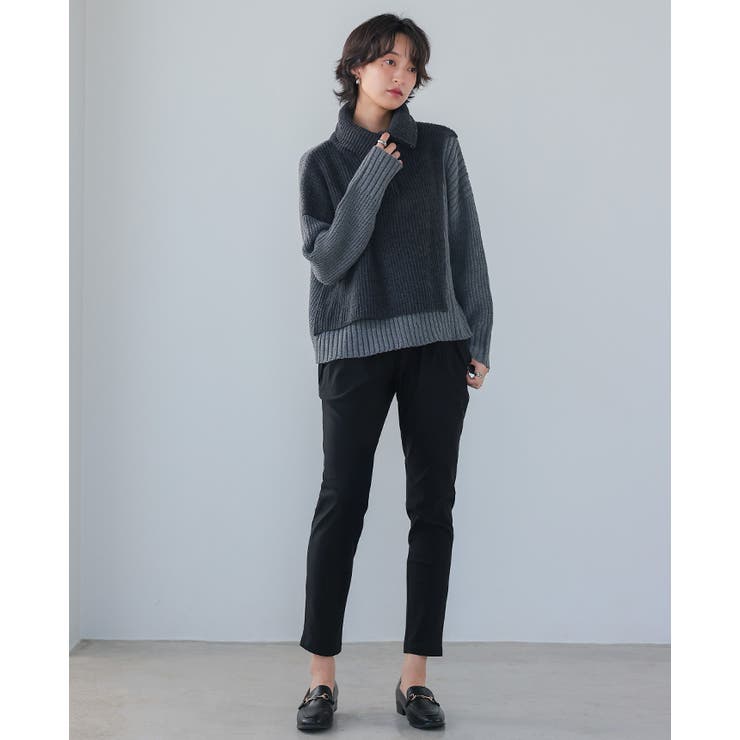 ヒヤッとしない美脚パンツ。裏起毛テーパードパンツ パンツ テーパードパンツ | HAPPY急便 by VERITA.JP | 詳細画像35 