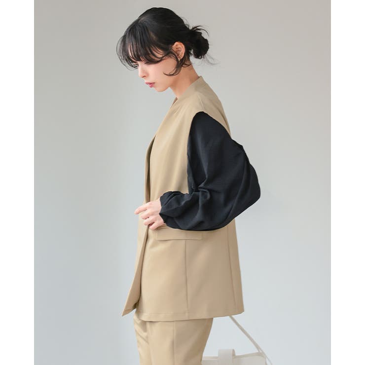 すぐに使える2点セット。ダブルボタンベスト&テーパードパンツセットアップ セット… | HAPPY急便 by VERITA.JP | 詳細画像18 