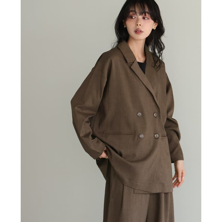 一瞬できちんと感。ダブルジャケットセットアップ セットアップ