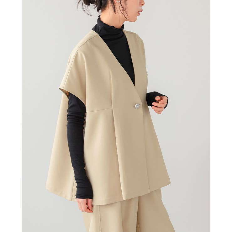 すぐに使えるハレの日セットアップ。ワンボタンジレ バレルレッグパンツセットアップ… | HAPPY急便 by VERITA.JP | 詳細画像19 