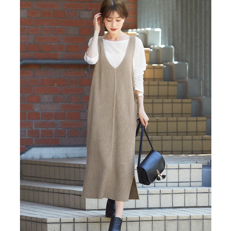 コーデいらずの優秀アイテム リブニットワンピ カットソーセット セット ワンピース 品番 Hpxw Happy急便 By Verita Jp ハッピーキュウビン バイ ベリータジェーピー のレディースファッション通販 Shoplist ショップリスト