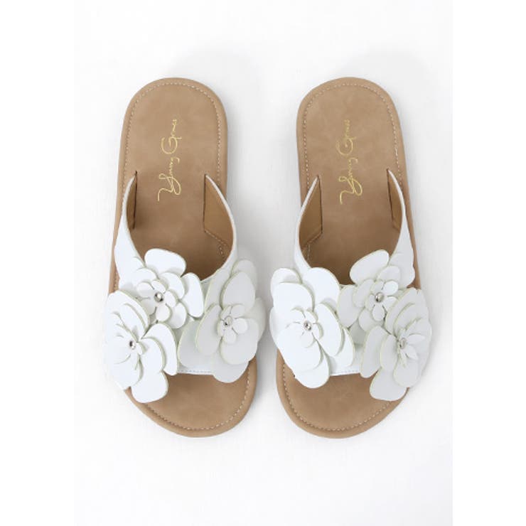 【 TOD'S 】送関込☆フラット サンダル 花 フラワー フラワー 花 TOD'S(トッズ) レディース - 海外通販のBUYMA
